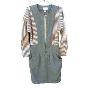 VTG 80s sweatshirt dress w pockets